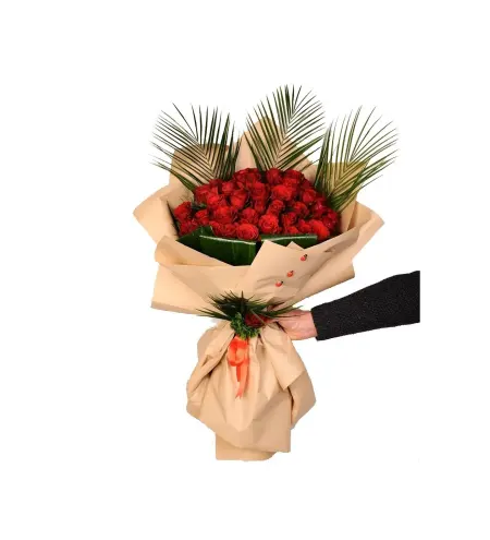 41 Li Kırmızı Gül Buketi