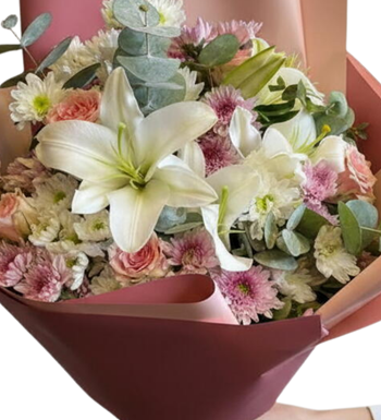 lilyum buket, lilyum premium buket, Floksia Flowers lilyum
