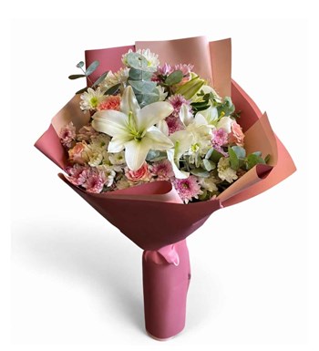 lilyum buket, lilyum premium buket, Floksia Flowers lilyum