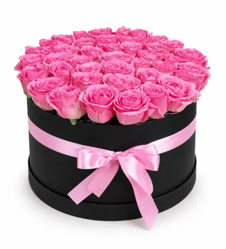 Box Pink Rose